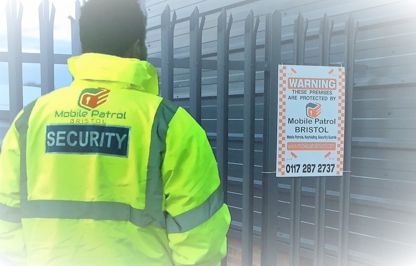 Uniformed Mobile Patrol Bristol security officer on duty